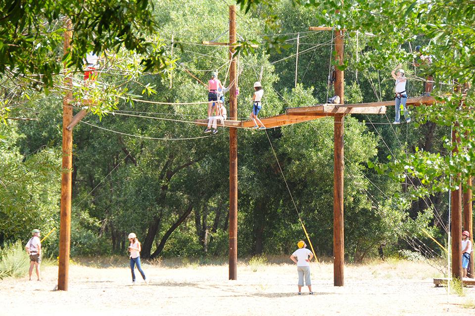 Adaptive Ropes Course with Zip Line