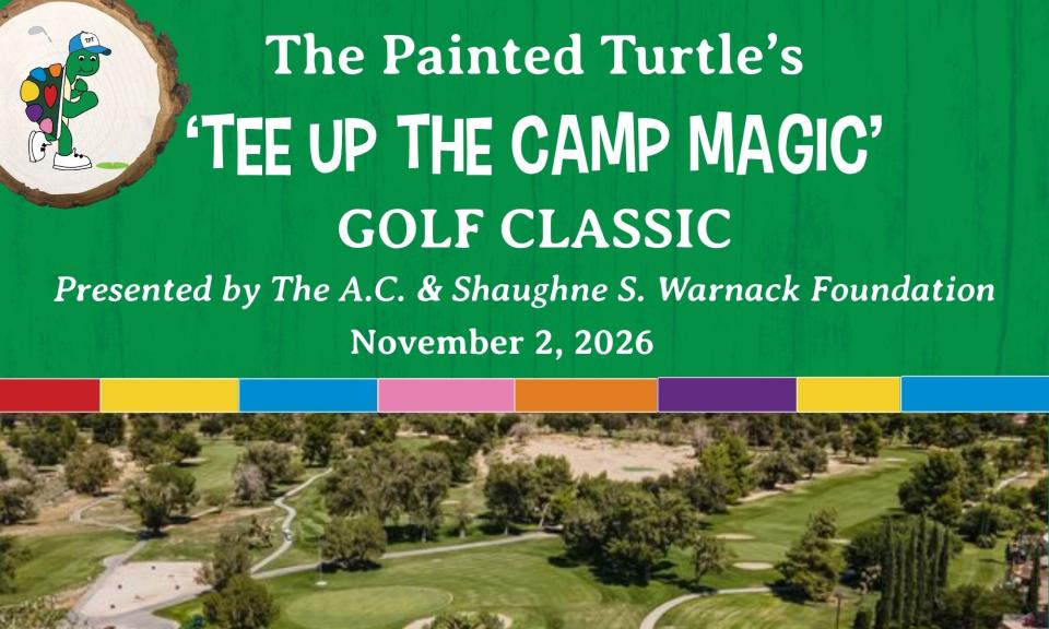 Tee Up the Magic Golf Classic Graphic with AV golf Course pictured below