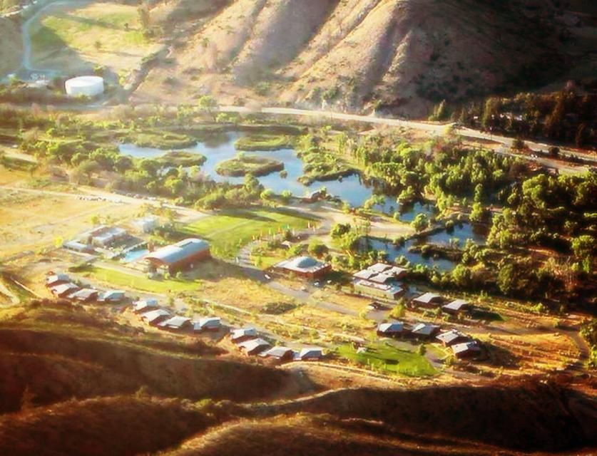 An aerial view of Campsite.